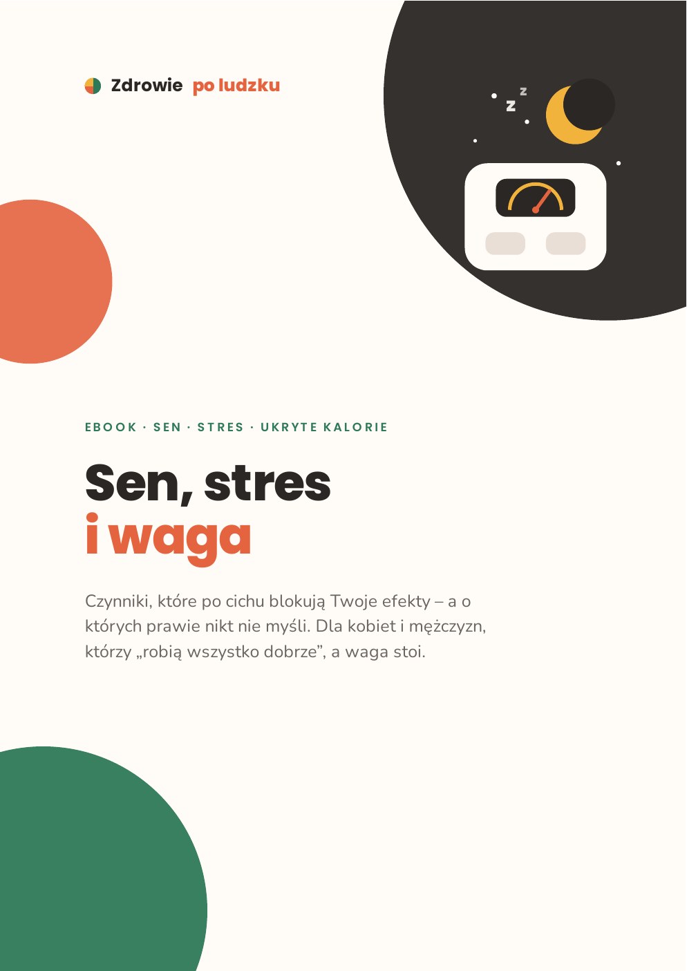 Okładka: Sen, stres i waga